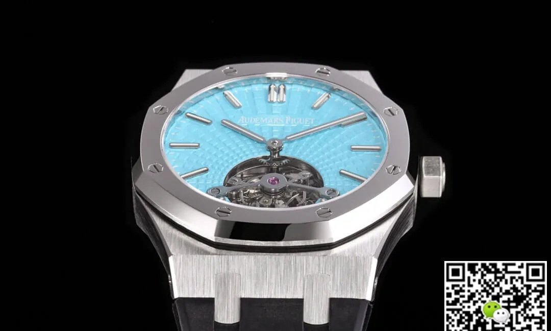 Audemars Piguet Royal Oak Tourbillon 26530PT.OO.1220PT.01 R8 Factory 1:1 Best Edition Replica Watch Black Strap